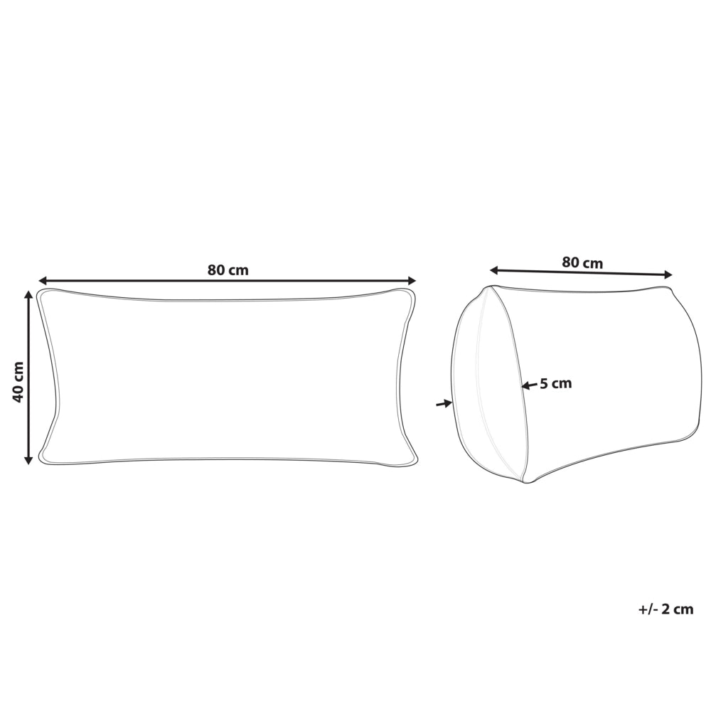 Cuscino Letto Bianco Japara Cotone Rettangolare 40 x 80 cm Cuscino Camera Da Letto Dormire