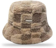 Cappello da Pescatore - Cappuccio Caldo per Inverno - Khaki - Cappello a Sacchetto - Ideale per Attività All'Aperto - Adatto per Misura di Testa 53-58 cm