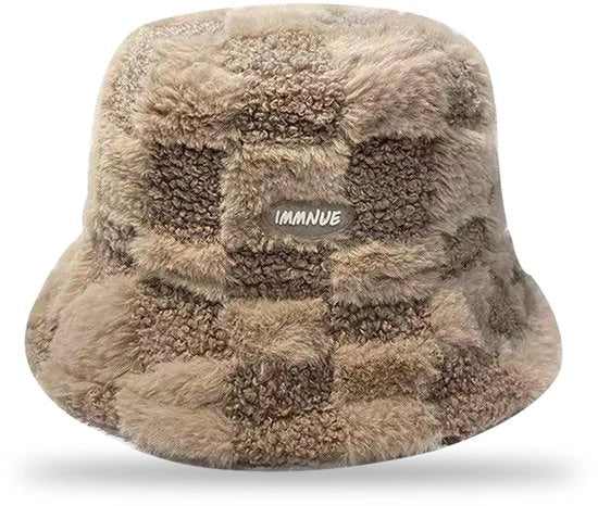 Cappello da Pescatore - Cappuccio Caldo per Inverno - Khaki - Cappello a Sacchetto - Ideale per Attività All'Aperto - Adatto per Misura di Testa 53-58 cm