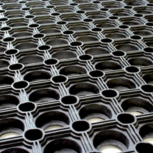 ZERBINO NIDO APE MODULARE COMPOS  GOMMA NERA CM 50X100