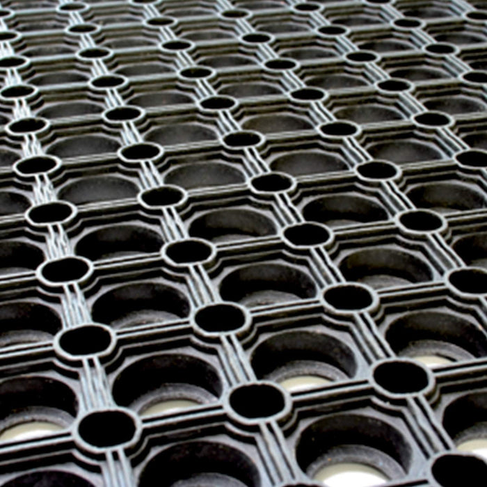 ZERBINO NIDO APE MODULARE COMPOS  GOMMA NERA CM 50X100