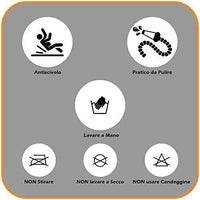 ZERBINO NIDO APE MODULARE COMPOS  GOMMA NERA CM 50X100