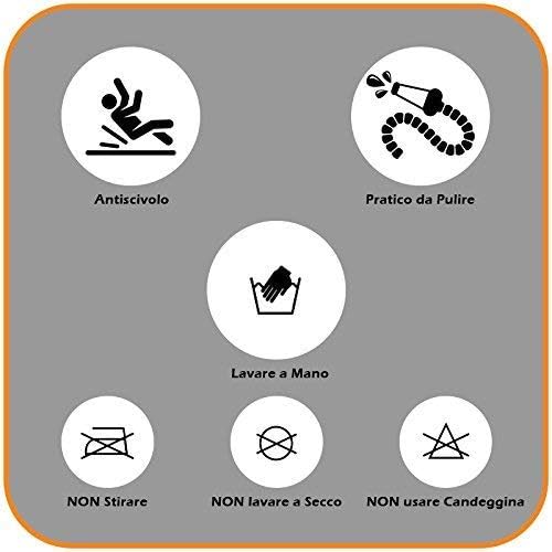 ZERBINO NIDO APE MODULARE COMPOS  GOMMA NERA CM 50X100