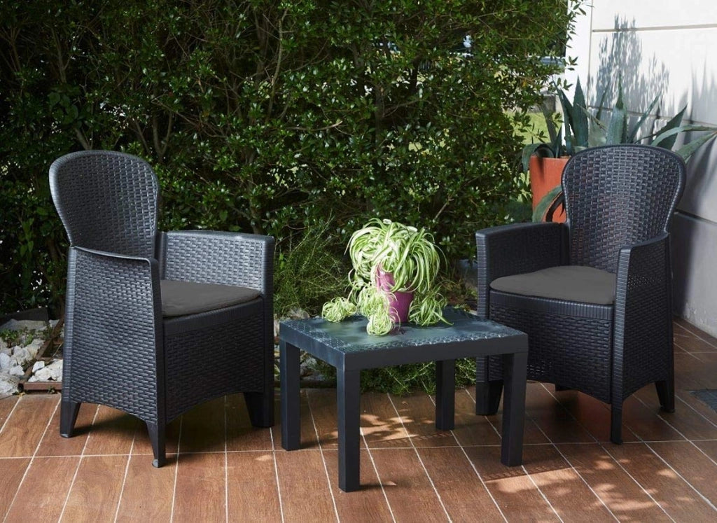 Salotto Akita Colore Antracite Pro Garden