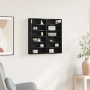 Vetrina Rovere Nero 60 x 8,5 x 58 cm Legno multistrato 869191