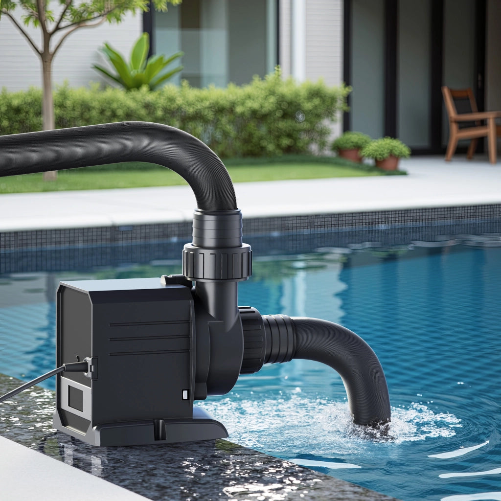 CPP-10000 Pompa di ricircolo acqua piscina fontana 10.000 l/h 80 W, Pompa di circolazione