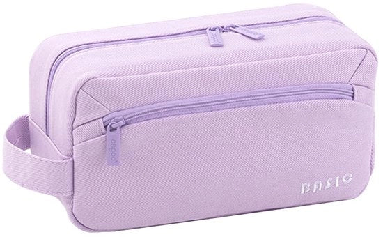 Etui per ragazze e adolescenti, portafoglio carino, portafoglio con grande capacità, portafoglio duraturo, con chiusura a raccordo, borsa perfetta per scuola e ufficio (G)