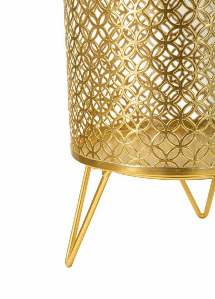 Oggettistica Vif, Complemento d'arredo, Articolo decorativo, Accessorio d'arredo, 16x16 h20 cm, Oro