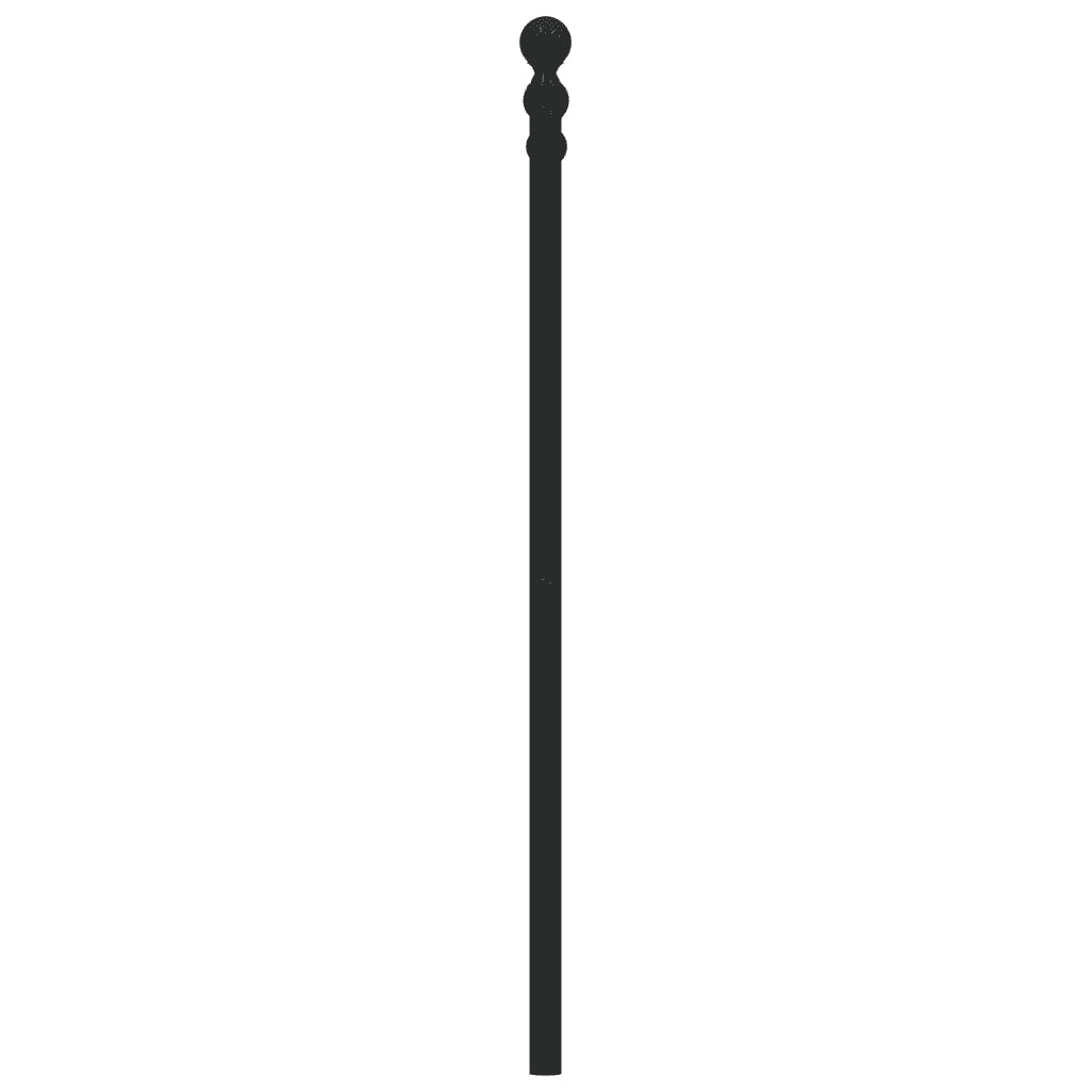 Testiera | Testata di Ricambio in Metallo Nero 75 cm