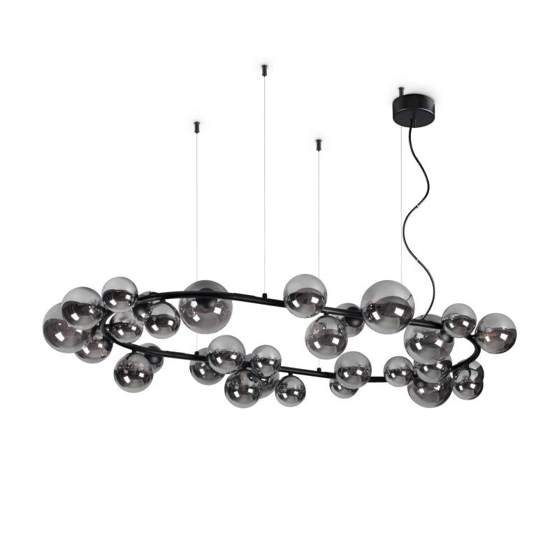 Lampada A Sospensione Perlage Sp30 Fume' Ideal-Lux