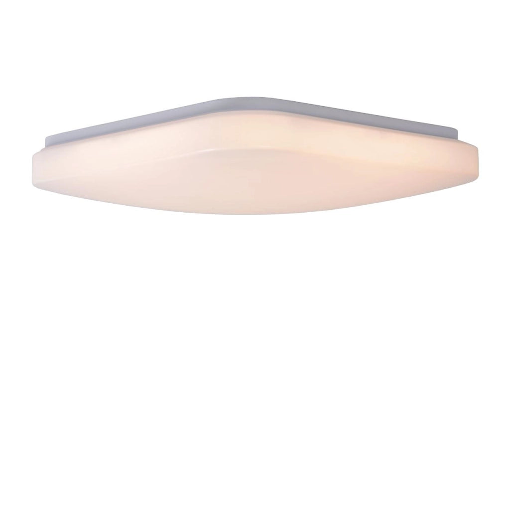 Lucide OTIS quadrata plafoniera LED 22W 3000K bianca 28cm