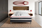 Pacchetto letto completo - Materasso 180x200cm + Box spring con doghe (kit) + 2 cuscini + Piumone - Energy