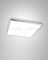 6806-50-009 CORNICE BIANCA CARTONGESSO A RASARE 65,8x65,8CM IN METALLO