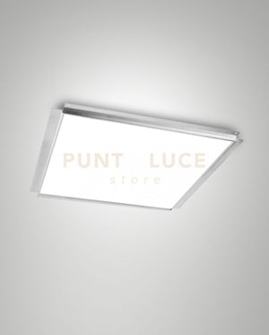 6806-50-009 CORNICE BIANCA CARTONGESSO A RASARE 65,8x65,8CM IN METALLO