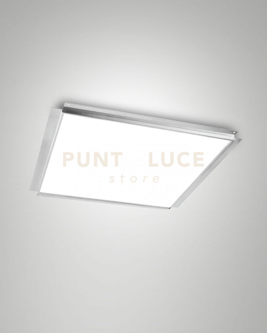 6806-50-009 CORNICE BIANCA CARTONGESSO A RASARE 65,8x65,8CM IN METALLO