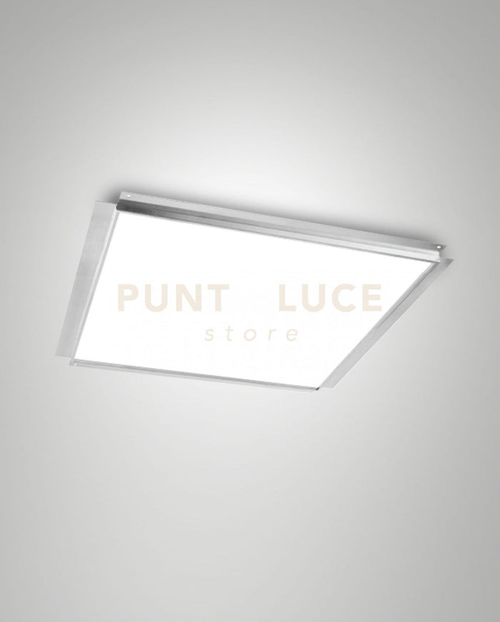 6806-50-009 CORNICE BIANCA CARTONGESSO A RASARE 65,8x65,8CM IN METALLO