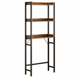 Scaffale bagno sopra WC lavatrice loft industriale ripiani 165 cm