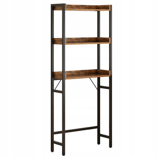 Mobile da bagno scaffale sopra il WC lavatrice loft industriale ripiani 165 cm