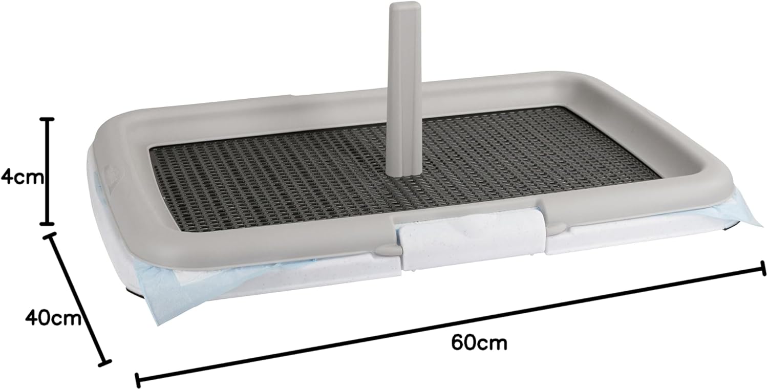 TOILETTE PER CANI 'PUPPY TRAINING' cm 60 x 40 x h.4  - STEFANPLAST