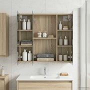 Mobiletto per specchio da bagno Rovere Sonoma 70 x 14,5 x 70 cm