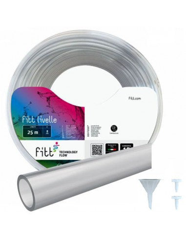 TUBO PER LIVELLO IN KIT ø 8 x 11 mt 25  - FITT
