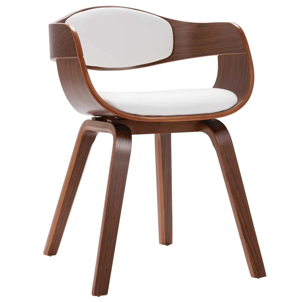 Sedie da Pranzo 2 pz in Legno Piegato e Similpelle cod mxl 21515