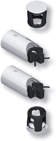 Kit maniglia diritta in acciaio inox 304 per DIVA XX LA CROCIATA DS - Ø int. 35-2 supporti 2 tappi - DS7353