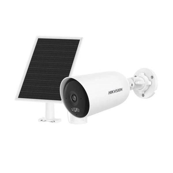 Telecamera hikvision ip solare 4mp ottica fissa 4mm (batterie incluse) smart hybrid light hik-connect - ds-2cfs04/4g