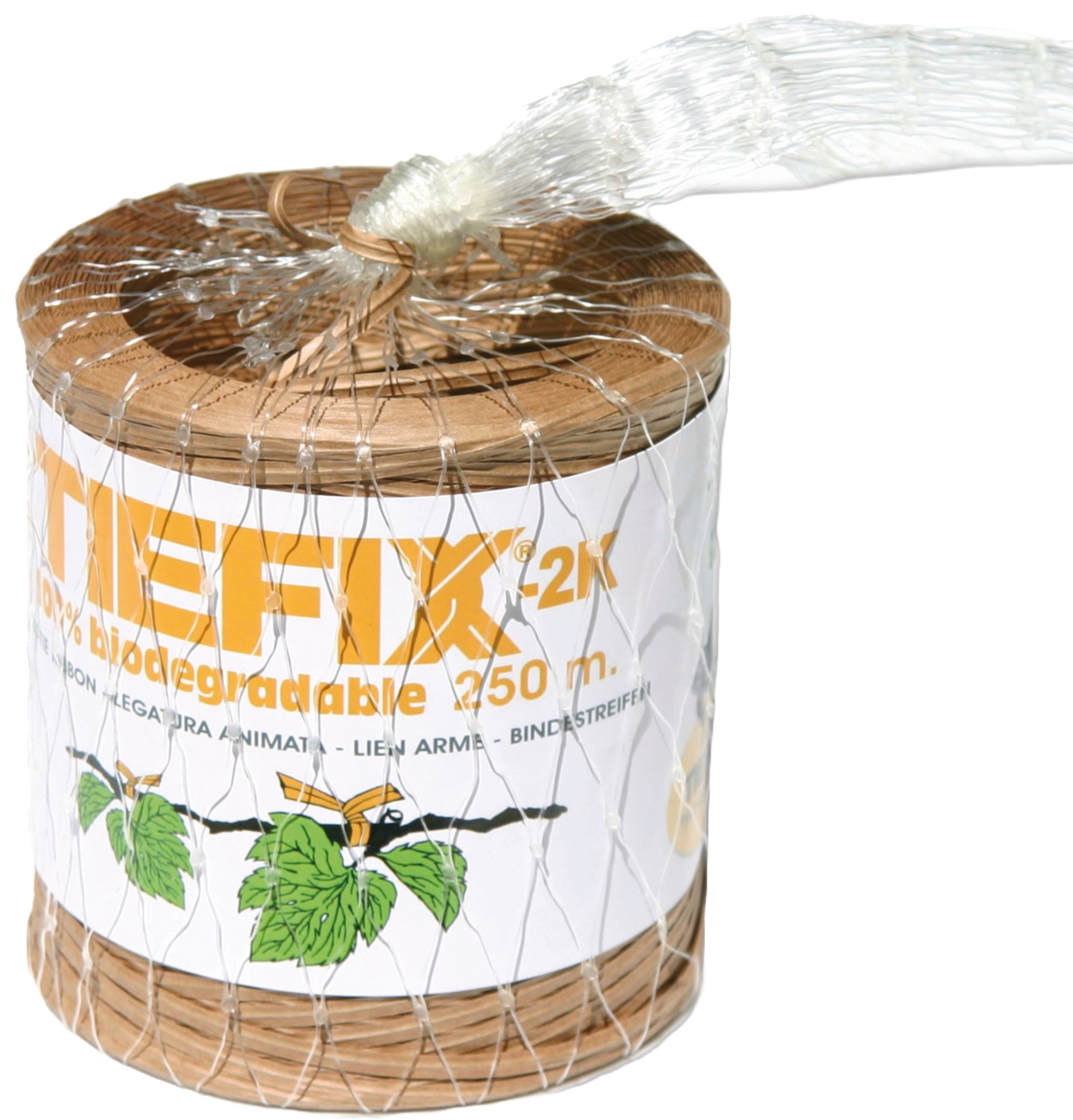 LACCETTO PER AGRICOLTURA IN FILO CARTONATO, ROCCHETTO CON RETE mt. 250