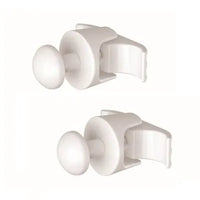 2 PZ APPENDINO P/RADIATORI TUBOLARI ARDESIA- Bianco- CORDI- pezzi 1