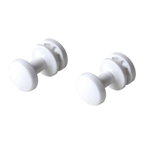 COPPIA APPENDINI PER TERMOARREDO- Bianco- ERCOS- pezzi 1