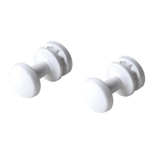 COPPIA APPENDINI PER TERMOARREDO- Bianco- ERCOS- pezzi 1