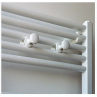 COPPIA APPENDINI PER TERMOARREDO- Bianco- ERCOS- pezzi 1