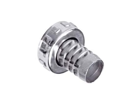 RACCORDO PORTAGOMMA OTTONE CROMATO PER RUBINETTO- per rubinetto 1/2 - ghiera 3/4 in ottone cromato - 10 pezzi AGLAIA