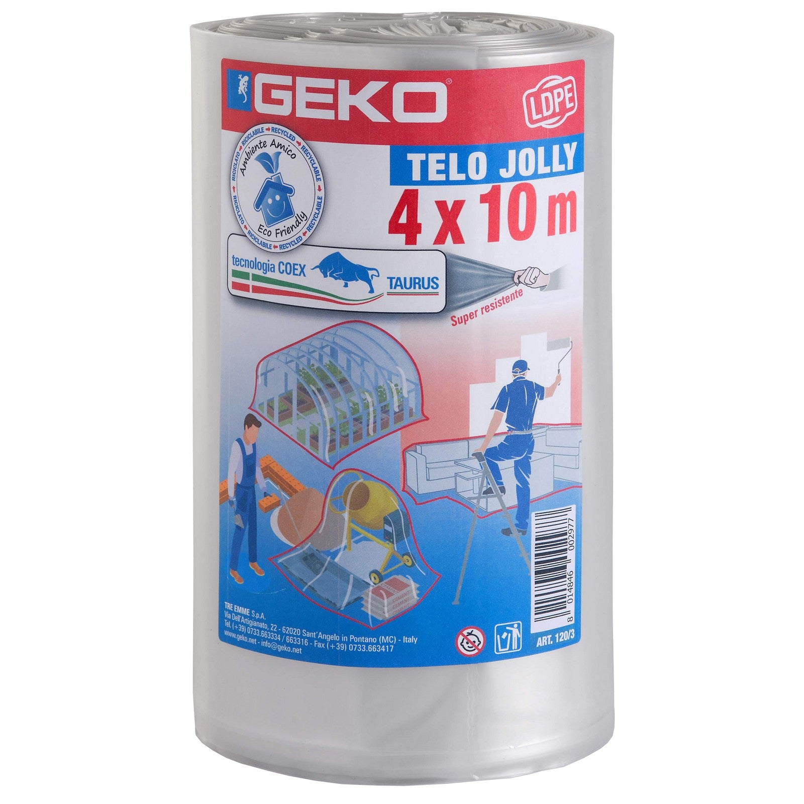 bobina polietilene 4x10 m (40 mq) cod:ferx.6808