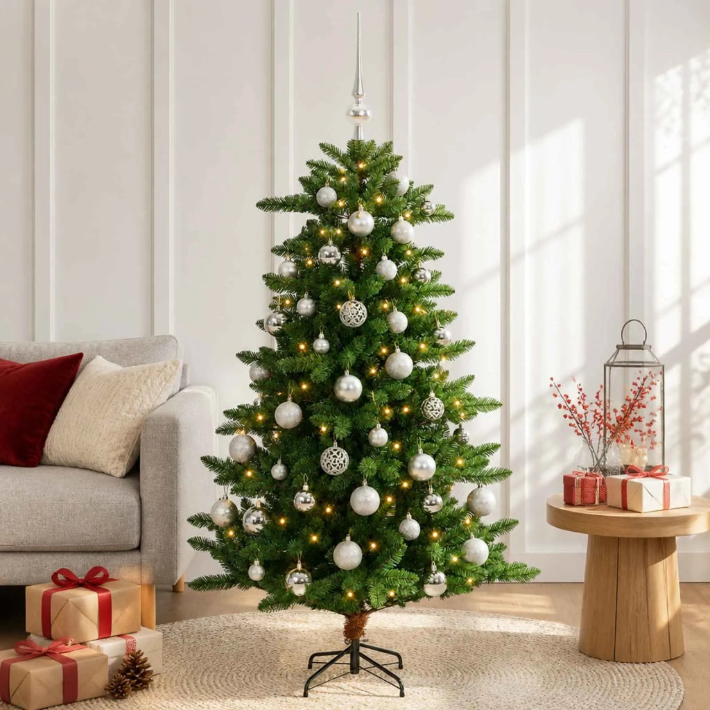 Artificial Christmas Tree with Bauble 150 cm 150 LED 3461391