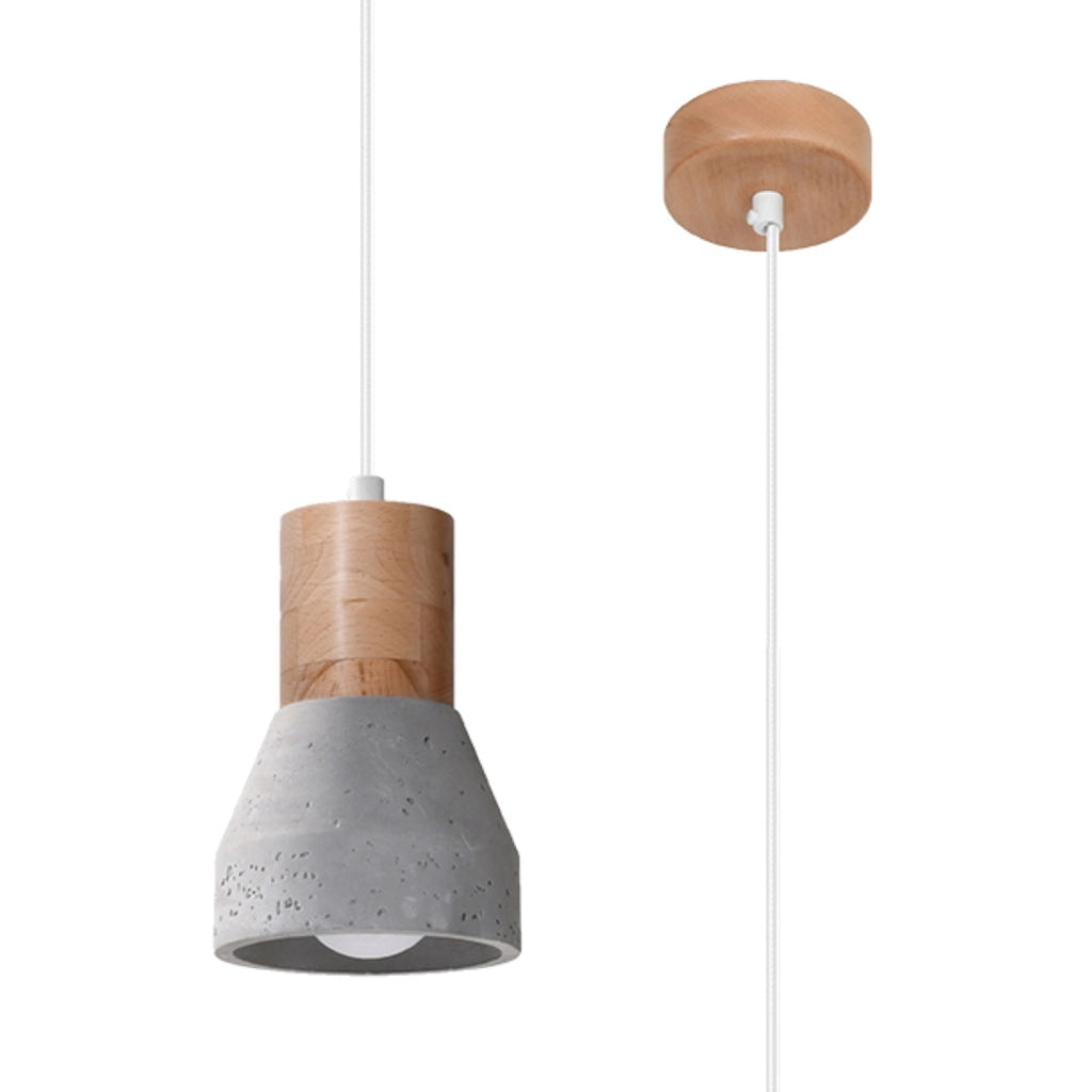 Lampada a sospensione QUBIC grigio