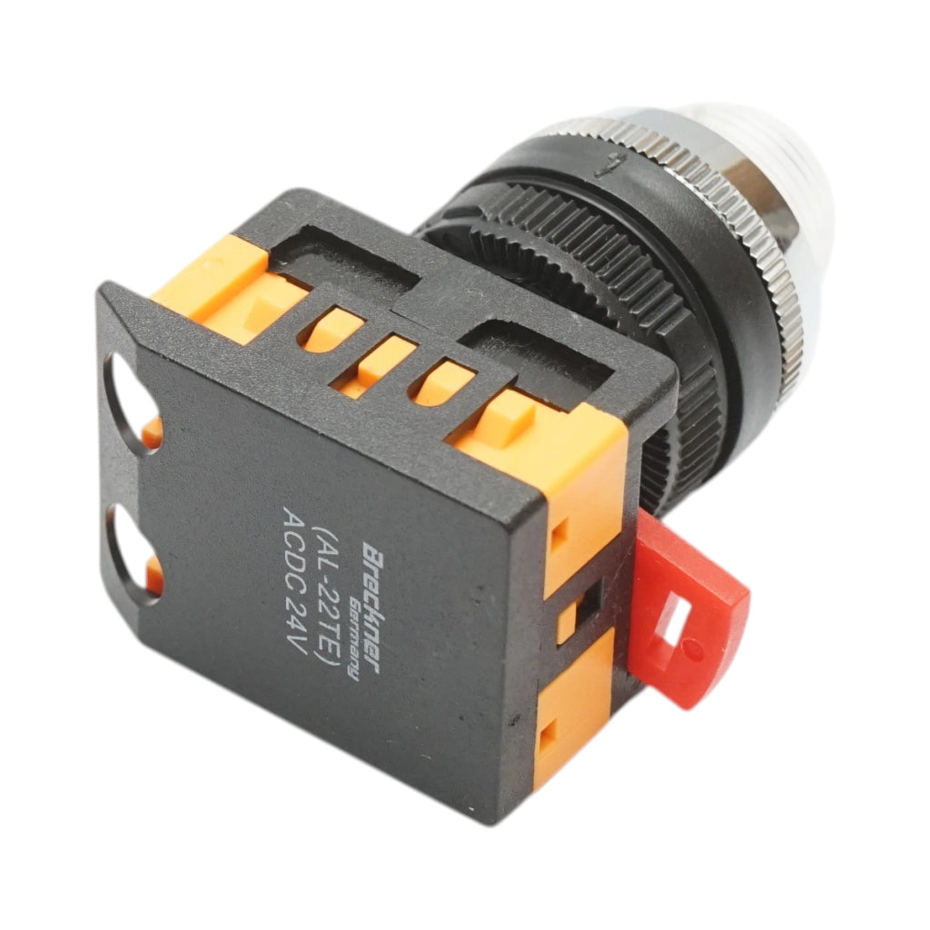 Lampada di segnalazione a LED bianca 24V AC/DC 22mm Breckner Germany
