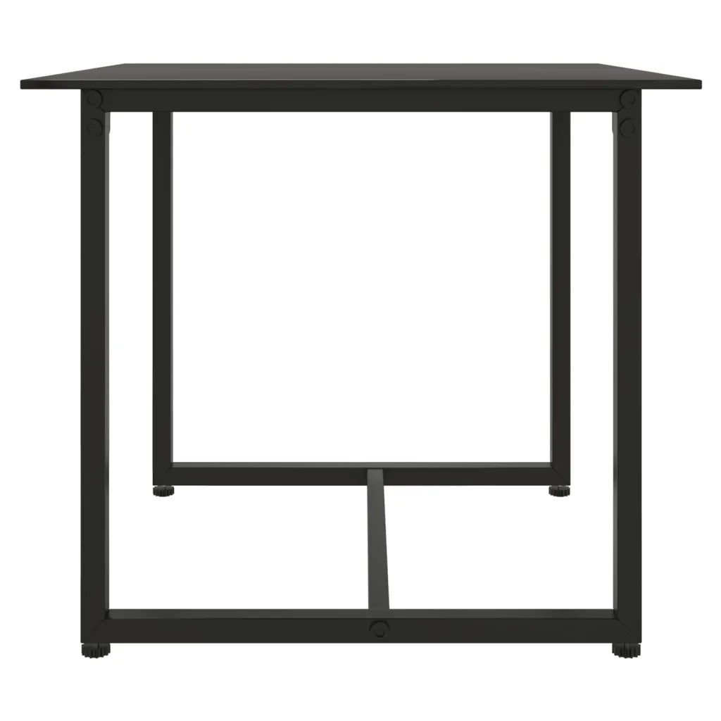 Set Divani da Giardino 3 pz con Cuscini Nero in Polyrattan 319198