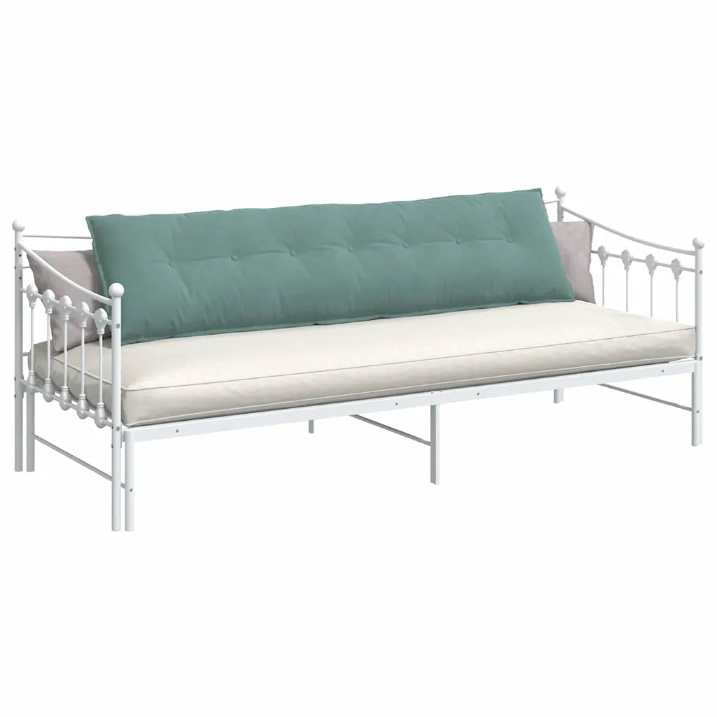 Cuscino per Schiena Verde Mare 200 x 50 cm Tessuto in Cords 42014986