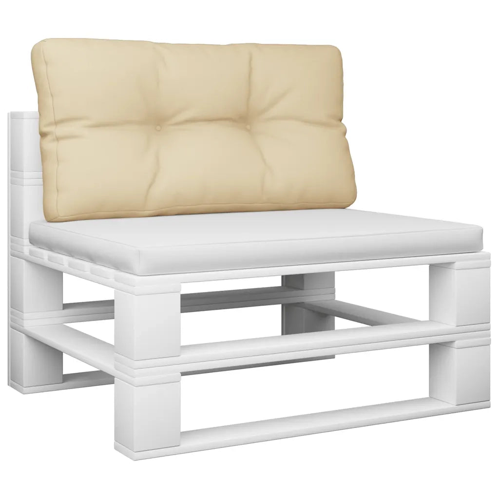 Cuscino per Pallet Beige 70x40x12 cm in Tessuto 360582