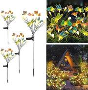 Forniture di illuminazione solare per esterno - 4 pezzi di illuminazione per giardino con 32 LED - IP65 impermeabile all'acqua - Illuminazione solare per giardino e marciapiede