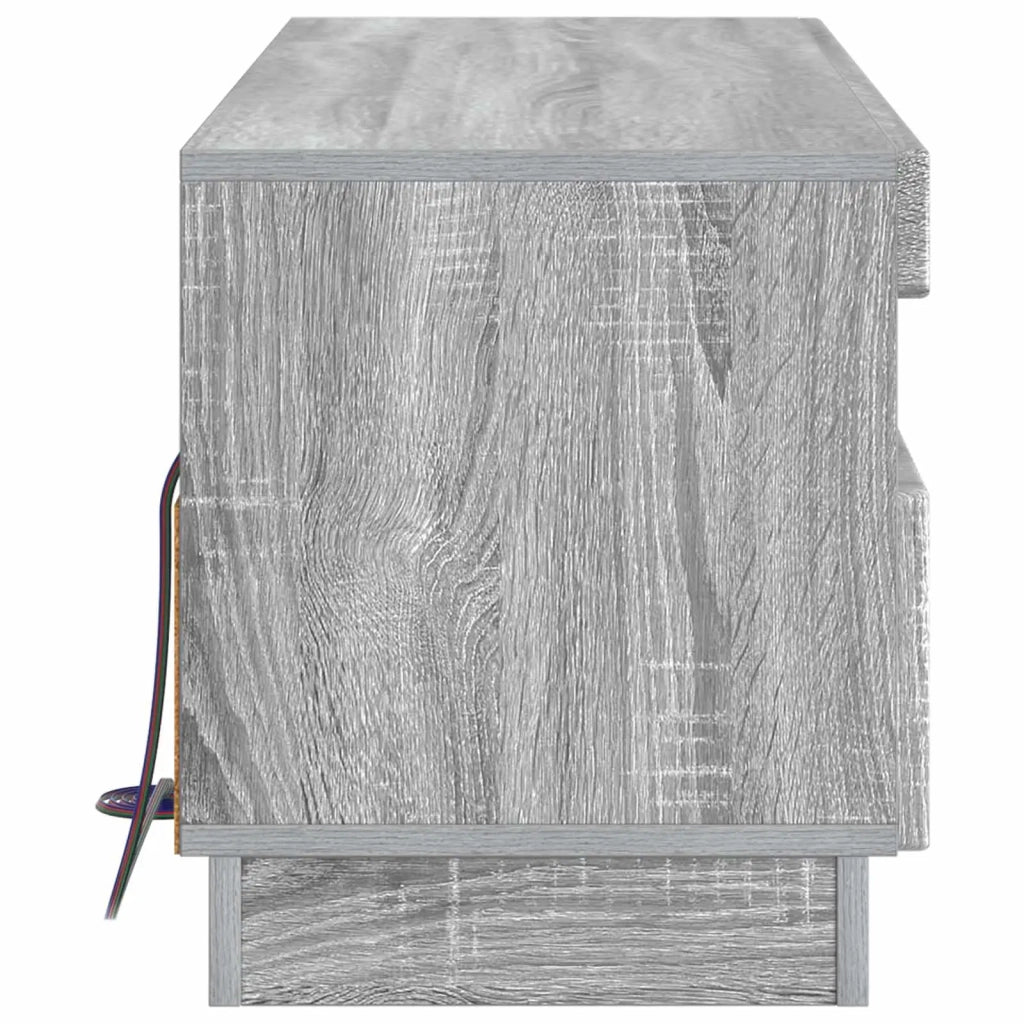 Mobile TV LED Sonoma grigio Legno ingegnerizzato 897441
