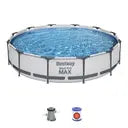 PISCINA C/TELAIO E POMPA D 366XH76 CM 56416 S/SCALA- BESTWAY- 1,0 pz