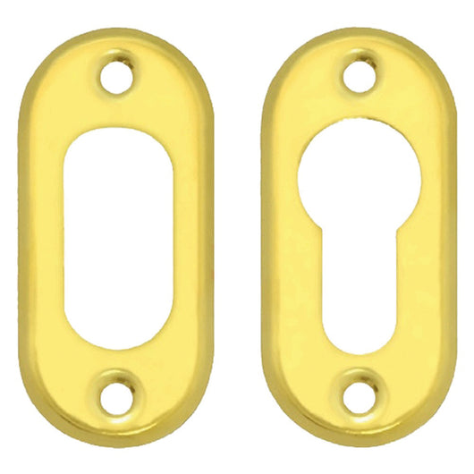 Cisa BORCHIA IN OTTONE PER CILINDRO OVALE mm. 54 (1 COPPIA)