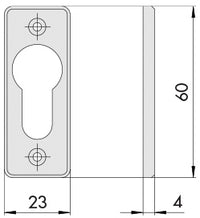 Cisa BORCHIA IN NYLON PER CILINDRO EUROPEO mm. 60