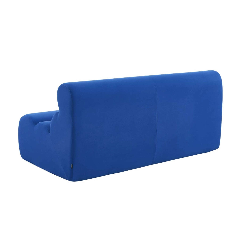 Poltrona in tessuto, 2 posti, blu elettrico
