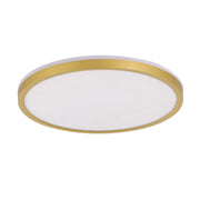 Plafoniera tonda moderna oro/bianco 32cm LED 32,5W Zuma
