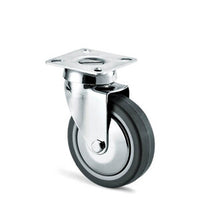 RUOTA MOBILE D 40 MM GOMMA GRIGIA 220C C/PIASTRA- 20,0 pz