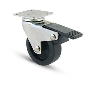 RUOTA MOBILE D 50 MM GOMMA 220BIS PIASTRA C/FRE- 12,0 pz